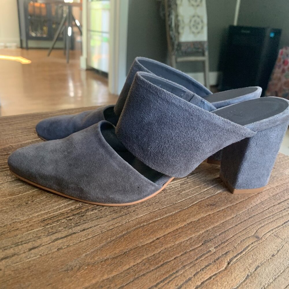 ABLE Joselyne Heeled Mule Suede